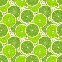 Summer juicy pattern with lime, lime slices, fresh juice, summer vibe vector
