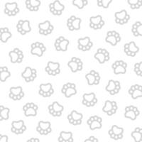 Dog Cat Paw Print Pattern Background Illustration vector