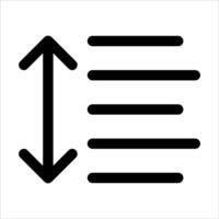 A new nique black and white icon of an arrow pointing up vector