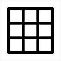 A unique square with four squares in it vector