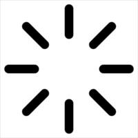 A unique black and white icon of a star in white background vector