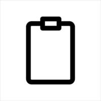 unique Clipboard icon illustration in white background vector