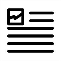 A new unique icon of a document vector