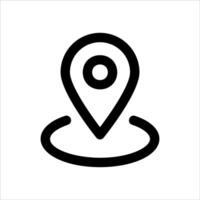 A new unique location marker icon on a white background vector