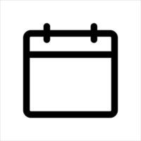 A new unique calendar icon on a white background vector