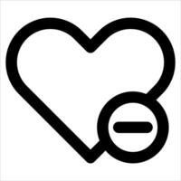 A unique heart with a plus sign in the middle in white background vector