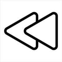 A new unique icon of a right arrow in vector