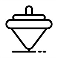 A unique black and white icon of a boat vector
