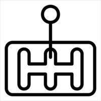 A unique black and white icon of a car with a steering wheel vector