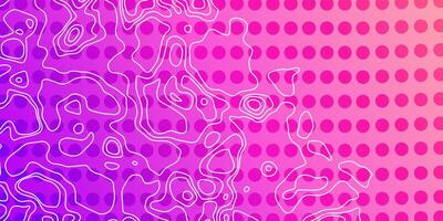 Colorful abstract design featuring contours and dots in vibrant hues vector