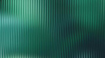 Green ribbed glass background with pattern, reed texture, and gradient effect. Abstract 3D blue premium window with fluted vertical lines and waves. Corrugated ribbed metal creates frosted wall decor. vector