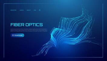 Background data fiber optic line light speed abstract tech network. Digital flow wave connect cable transfer in city systems. Hyperspace swirl VR globe energy mesh dynamic nexus. vector