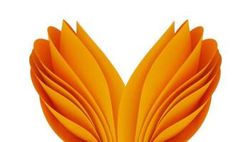 3D yellow fabric wave abstract background paper render soft modern texture. Wavy ribbon fold flow textile composition smooth swoosh. Futuristic geometric design with motion and bright layered elements vector