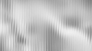 Ribbed metal glass background with striped texture and silver gradient. Corrugated abstract panel with chrome sheet and fluid steel effect. Transparent wall with pearlescent glow. vector