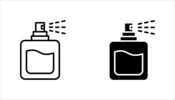 perfume icon set, on a white background.. vector