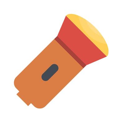 flashlight flat icon