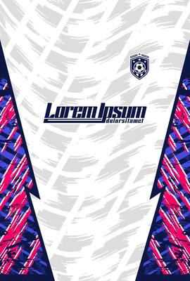 Abstract background for sports jersey pattern brush white