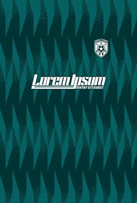 Abstract background for sports jersey pattern dark tosca geomatric