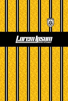 Abstract background for sports jersey pattern yellow black geomatric