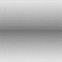 Black and white halftone dot pattern with horizontal gradient effect, ideal for comic book backgrounds, retro design projects, pop art illustrations, web graphics, print textures. illustration vector