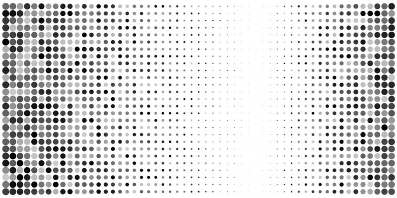 Polka dot pattern background. Liquid half tone subtle blob texture. abstract gradient type. tech bubble square disperse mosaic. Geometric pixel grid fluid degrade. Comic screen matrix ai noise