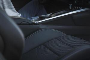Luxurious Car Interior With Modern Design and Comfortable Seating for an Enjoyable Driving Experience photo
