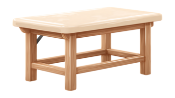 Simple Wooden Table with Sleek Design for Home and Office Use png