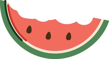 Watermelon with Seeds Design vector
