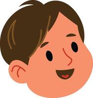 Smiling Child Face vector