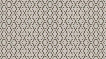 Seamless pattern background featuring console shapes and quatrefoil motifs in natural grey and beige tones vector