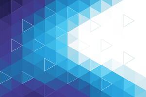 Abstract Blue Purple Gradient Triangle Background Geometric Mosaic Colorful Texture vector
