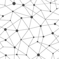 Seamless Geometric Connecting dots and lines pattern. connected abstract background. vector