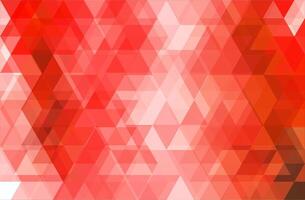 Background made of red triangles square composition with geometric shapes vector