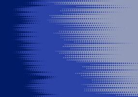 Halftone dots gradient grunge texture background blue and black color pattern. vector
