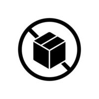 Out of Stock icon design templates simple and modern concept, on white background vector