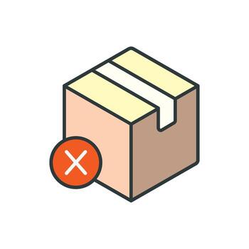 Out of Stock icon design templates simple and modern vector