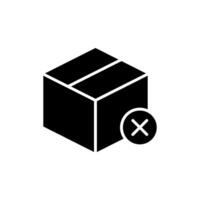 Out of Stock icon design simple and modern concept, isolated on white background vector