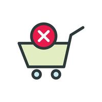 Out of Stock icon design templates simple and modern concept, isolated vector