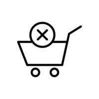 Out of Stock icon templates simple and modern concept, isolated on white background vector