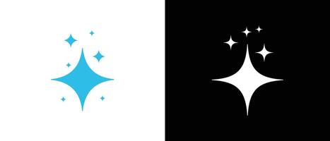 Clean flat star icon. Clean star icon object isolated flat design. vector