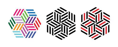 Stunning Geometric Hexagon Patterns for Design Inspiration. vector