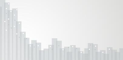 abstract city skyline grayscale backgrounds for space for text, banner, poster, presentation slide, business card, abstraction creative website template, header web, flyer leaflet covering material vector