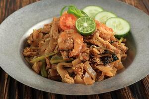Stir Fry Char Kway Teow with Prawn photo