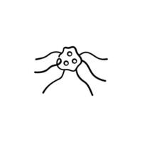 Multiple Sclerosis Line Style Icon Design vector