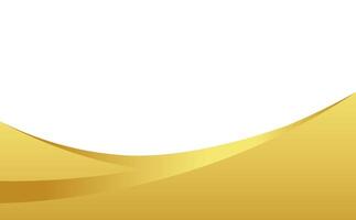 gold wave gradient for banner, golden wavy shape, gold wave curve on white background, golden wave corner shape for banner, stripes ribbon golden graphic, striped golden gradient luxury vector