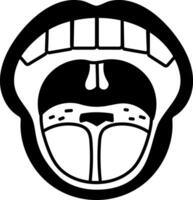 A drawing style icon of epiglottis vector