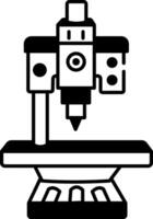 A sketchy style icon of milling machine vector