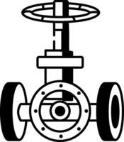A drawing style icon of valve vector