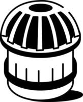 A hand drawn style icon depicting a gas vent vector