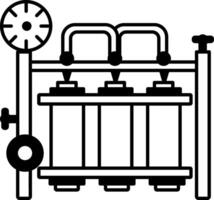 An icon of filtration equipment designed in doodle style vector